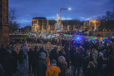 Anschlag auf den Magdeburger Weihnachtsmarkt, Sachsen-Anhalt, 20.12.2024-stock-foto