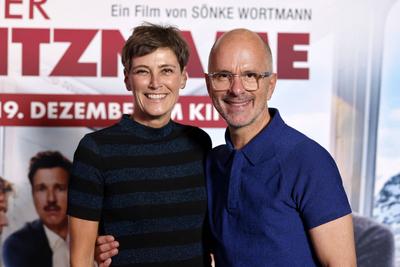 Christoph Maria Herbst und Gisi Herbst-stock-foto