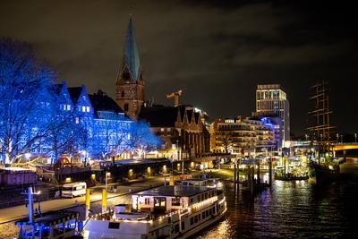 Bremen, Bremer Weihnachtsmarkt,-stock-photo