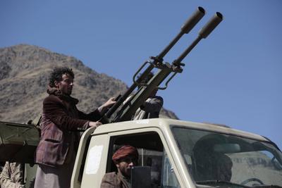 Yemen's Houthis mobilize more fighters amid tensions with USA and Israel --stock-photo
