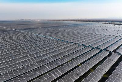 China New Installed Capacity of New Energy Growth-stock-foto