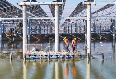 China New Installed Capacity of New Energy Growth-stock-foto
