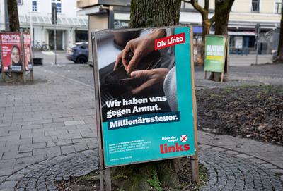 GER, Themenbild, Wahlplakate zur Bundestagswahl in Deutschland 2025, 25.12.2024.-stock-photo