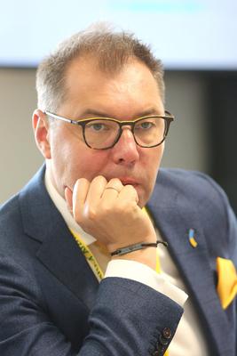 Der Botschafter der Ukraine, S.E. Oleksii Makeiev besucht am Freitag (01.09.2023) in Greifswald gemeinsam mit der Minist-stock-foto