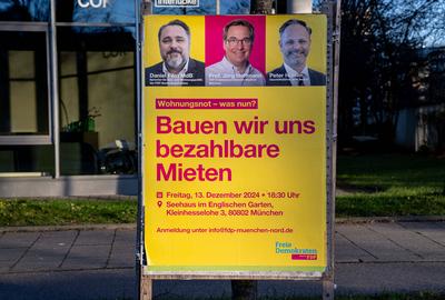 GER, Themenbild, Wahlplakate zur Bundestagswahl in Deutschland 2025, 25.12.2024.-stock-photo