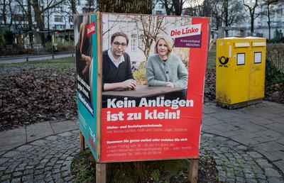 GER, Themenbild, Wahlplakate zur Bundestagswahl in Deutschland 2025, 25.12.2024.-stock-photo