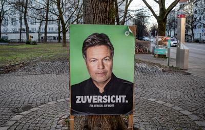 GER, Themenbild, Wahlplakate zur Bundestagswahl in Deutschland 2025, 25.12.2024.-stock-photo