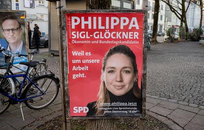GER, Themenbild, Wahlplakate zur Bundestagswahl in Deutschland 2025, 25.12.2024.-stock-photo