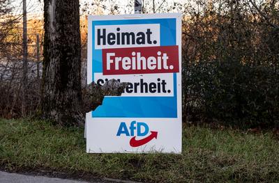 GER, Themenbild, Wahlplakate zur Bundestagswahl in Deutschland 2025, 25.12.2024.-stock-photo