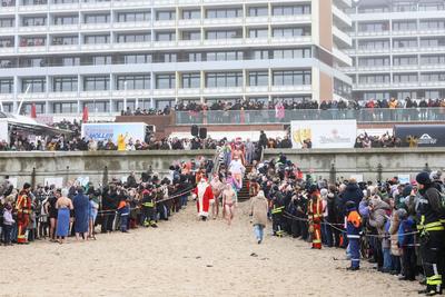 Sylt: 38. Weihnachtsbaden - Westerland-stock-foto