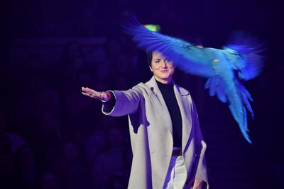 Susanne Kellermann / Circus Krone / 1. Winterprogramm / Freestyle / Manege / KroneBau / M?nchen / 25. Dezember 2024 ***-stock-foto