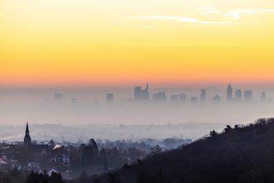 Frankfurt am Morgen-stock-foto
