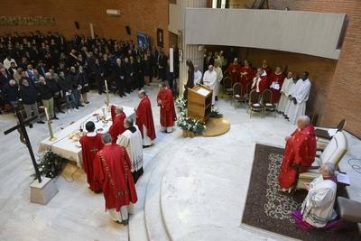 ITALY -   POPE FRANCIS CELEBRATES MASS FOPR PRISONERS IN THE REBIBBIA NEW COMPLEX PRISON IN ROME  - 2024/12/26-stock-foto