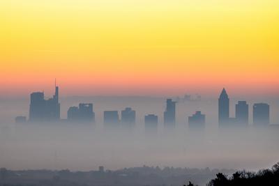 Frankfurt am Morgen-stock-foto