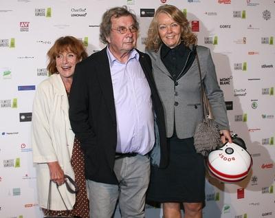 Hannelore Hoger, Hellmuth Karrasek und Armgard Segger, 19. Filmfest 2011 Aftershow Porty in der Alten Oberpost Direktion-stock-foto