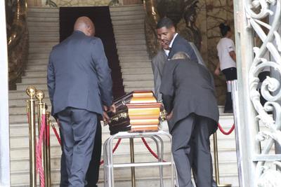Ney Latroca's wake in Rio de Janeiro-stock-photo