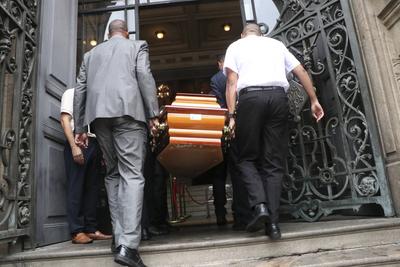 Ney Latroca's wake in Rio de Janeiro-stock-photo