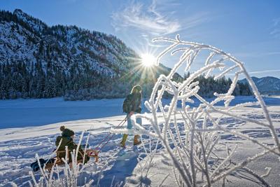 Endlich Winter.-stock-foto