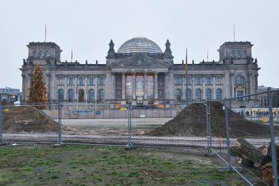 News Bilder des Tages Berlin, Deutschland, 27.12.2024: Deutscher Bundestag *** Berlin, Germany, 27 12 2024 German Bundes-stock-foto