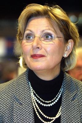 Klaudia Martini (GER/Vorstandsmitglied im Bereich Unternehmenskommunikation der Adam Opel AG) w?hrend des SPD-Bundespart-stock-photo