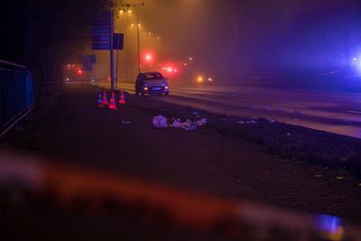 Ein Toter nach Messerattacke in Harburg Am Freitagabend kam es in Harburg zu einer gewaltsamen Auseinandersetzung unter-stock-foto