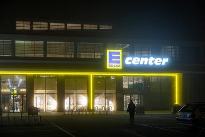 Nebel in Berlin-stock-foto