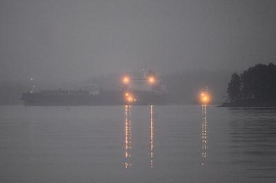 Oil tanker Eagle S suspected of the disruption of the Finland-Estonia electrical link Estlink 2-stock-foto
