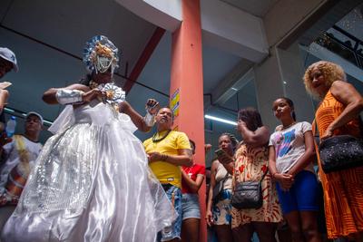 Festa de Iemanja do Mercardao de Madureira-stock-foto