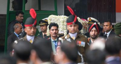 India's Former Prime Minister Manmohan Singh Dies At 92, Nation Pays Tribute-stock-foto