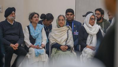 India's Former Prime Minister Manmohan Singh Dies At 92, Nation Pays Tribute-stock-foto
