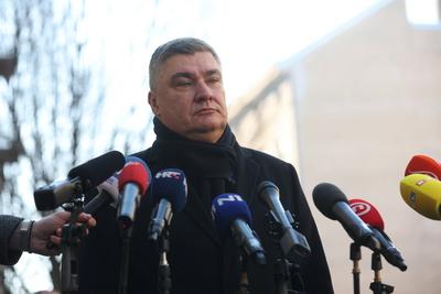 Croatia,Zagreb, 291224. Krajiska 9, Petar Zrinski OS. The first round of the 2024 presidential elections. In the photo: the President of the Republic of Croatia, Zoran Milanovic, votes in the presidential elections. Photo: Tomislav Kristo / CROPIX Zagreb Croatia Copyright: xxTomislavxKristox tk-izbori_milanovic2-291224-stock-photo
