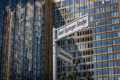 Berlin Kreuzberg, Verlagshaus Axel Springer Verlag SE - 18.06.2023 Berlin *** Berlin Kreuzberg, Axel Springer Verlag SE-stock-foto