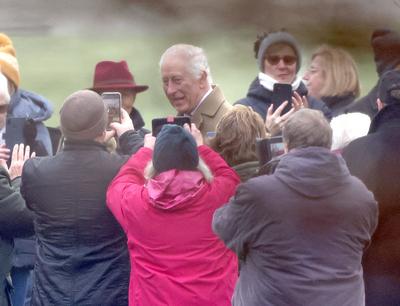 King Charles III, Sandringham, Norfolk, on 29th December 2024.-stock-foto