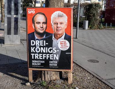 GER, Themenbild, Wahlplakate zur Bundestagswahl in Deutschland 2025, 29.12.2024.-stock-photo
