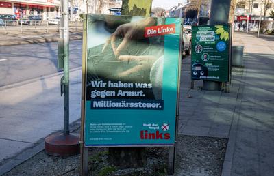GER, Themenbild, Wahlplakate zur Bundestagswahl in Deutschland 2025, 29.12.2024.-stock-photo