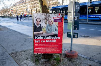 GER, Themenbild, Wahlplakate zur Bundestagswahl in Deutschland 2025, 29.12.2024.-stock-photo