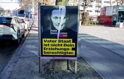 GER, Themenbild, Wahlplakate zur Bundestagswahl in Deutschland 2025, 29.12.2024.-stock-photo