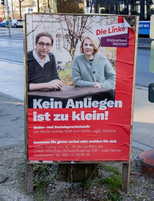 GER, Themenbild, Wahlplakate zur Bundestagswahl in Deutschland 2025, 29.12.2024.-stock-photo