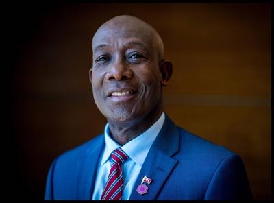 . 19/04/2018. London, United Kingdom. Prime Minister of Trinidad and Tobago Portrait. Portraits taken during the Commonw-stock-foto
