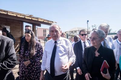 Ministerial visit to Mayotte.-stock-foto