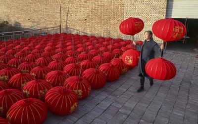 Red Lantern-stock-foto
