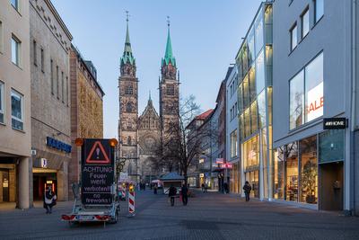 B?llerverbot und Feuerwerksverbot in der N?rnberger Altstadt zu Silvester, 31.12.2024-stock-foto