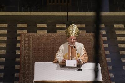Feierlichkeiten zur Seligsprechung der Ordensschwester Clara Fey im Aachener Dom Das Bild zeigt den-stock-foto
