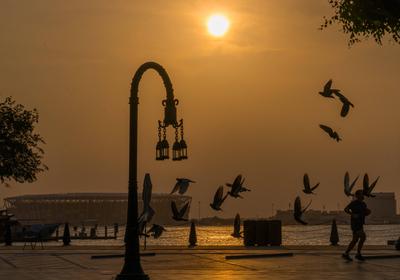 New Year In Doha-stock-photo