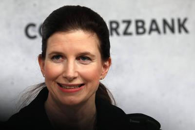 13.02.2020, Frankfurt, DEU Jahrespressekonferenz Commerzbank AG. Bettina Orlopp, Finanzvorstand Commerzbank AG *** 13 0-stock-foto