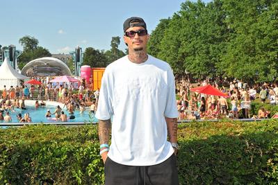 WORLD CLUB DOME . Yasin Mohamed anläßlich des Reality Star Islands im Rahmen des BigCityBeats WORLD CLUB DOME Festivals-stock-foto