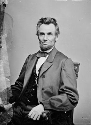 Abraham Lincoln President U S circa 1863 Photo by Mathew Brady Hollywood CA USA PUBLICATIONxINxGE-stock-foto