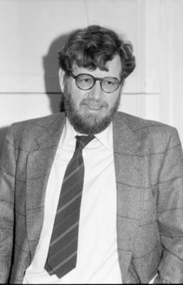 Bernhard Sinkel (Regisseur) 04/87 rag Bernhard Sinkel im April 1987 Deutschland deutsch Deutscher Mann Produzent Drehbu-stock-foto