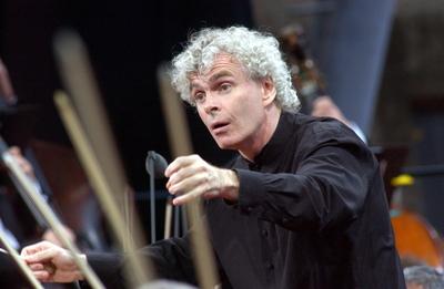 1/ Konzert: Berliner Philharmoniker unter der Leitung von Sir SIMON RATTLE in der Waldb?hne, Klassik, Open Air, classic,-stock-photo