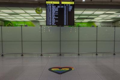 Softwareprobleme bei Einreis am Flughafen K?ln Bonn - 03.01.2025-stock-photo